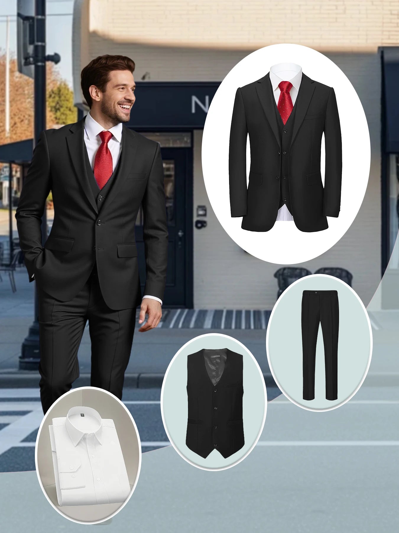 Four Piece Suit Set